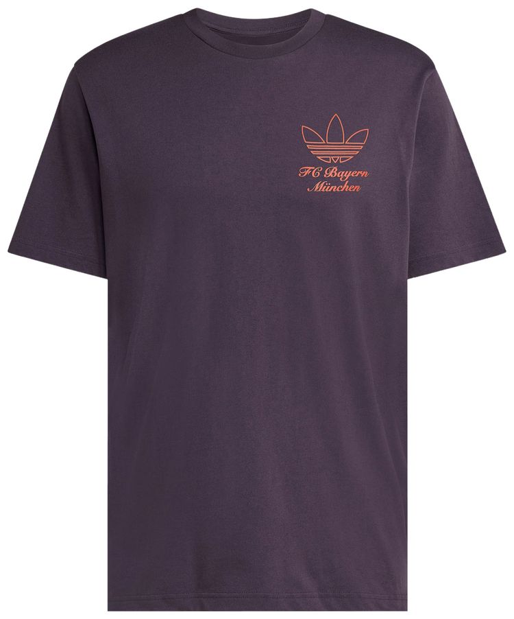 Adidas FC Bayern Terrace Icons Graphic Tee Aurora Black