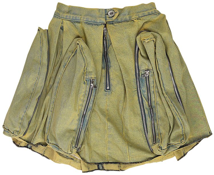 Who Decides War Window Pocket Cargo Maxi Skirt Green