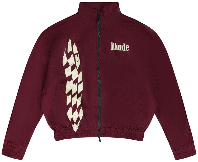 Rhude Warm Up Field Jacket Maroon