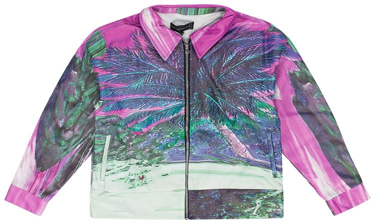 Who Decides War Coastline Leather Jacket Multicolor