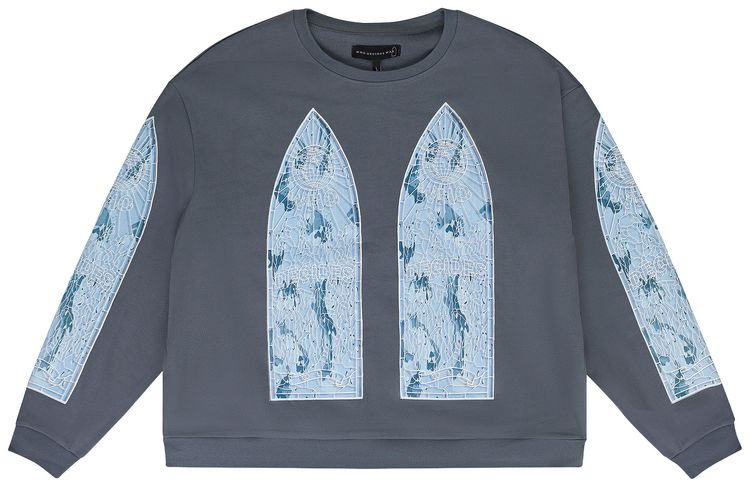 Who Decides War Camo Glass Pullover Sweatshirt Grey