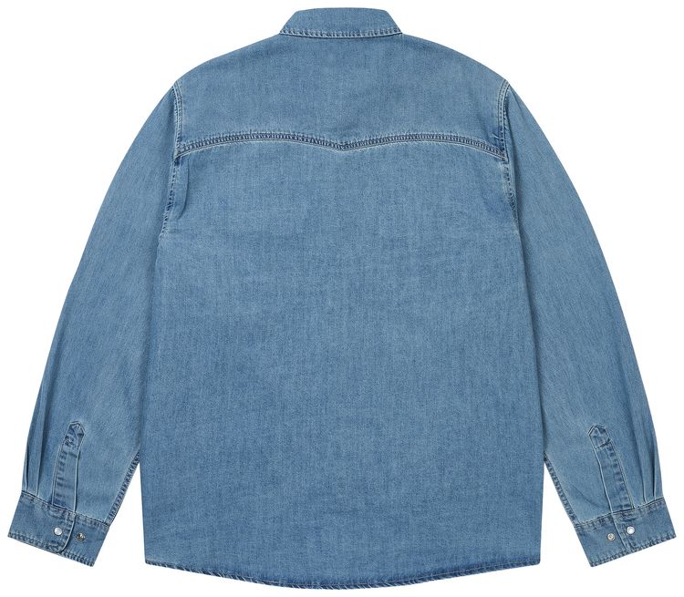 Palace Denim Western Over Shirt Stone Wash