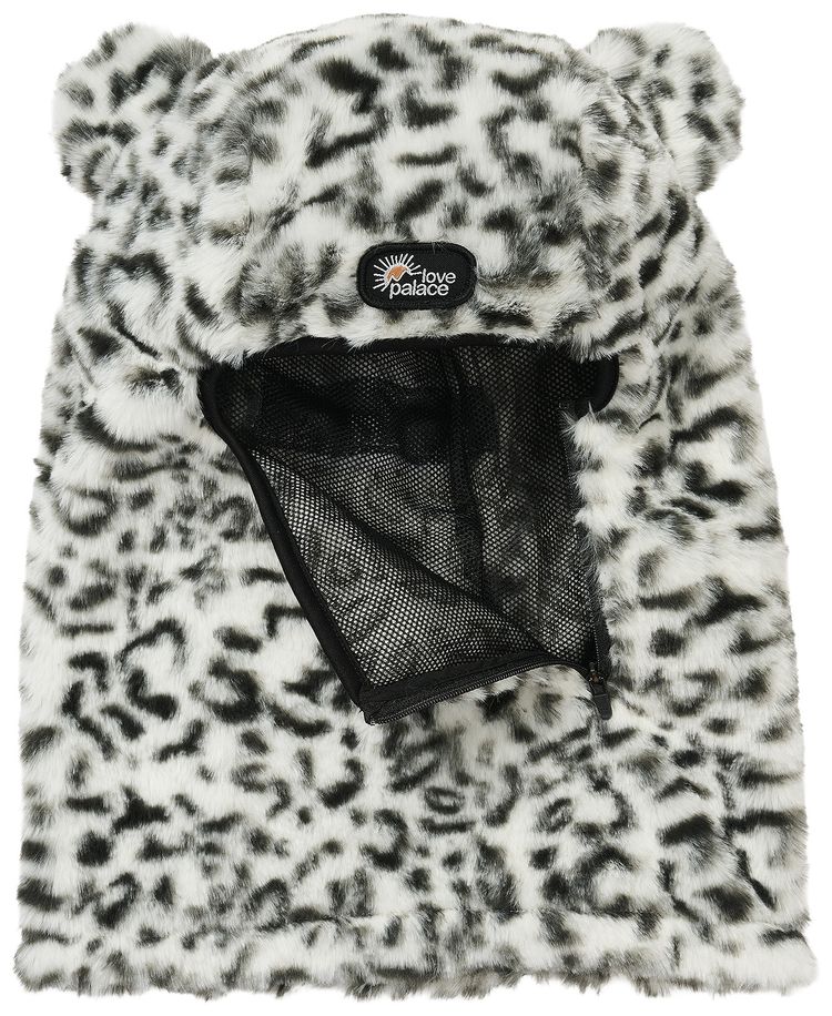 Palace Furry Ears Balaclava Snow Leopard