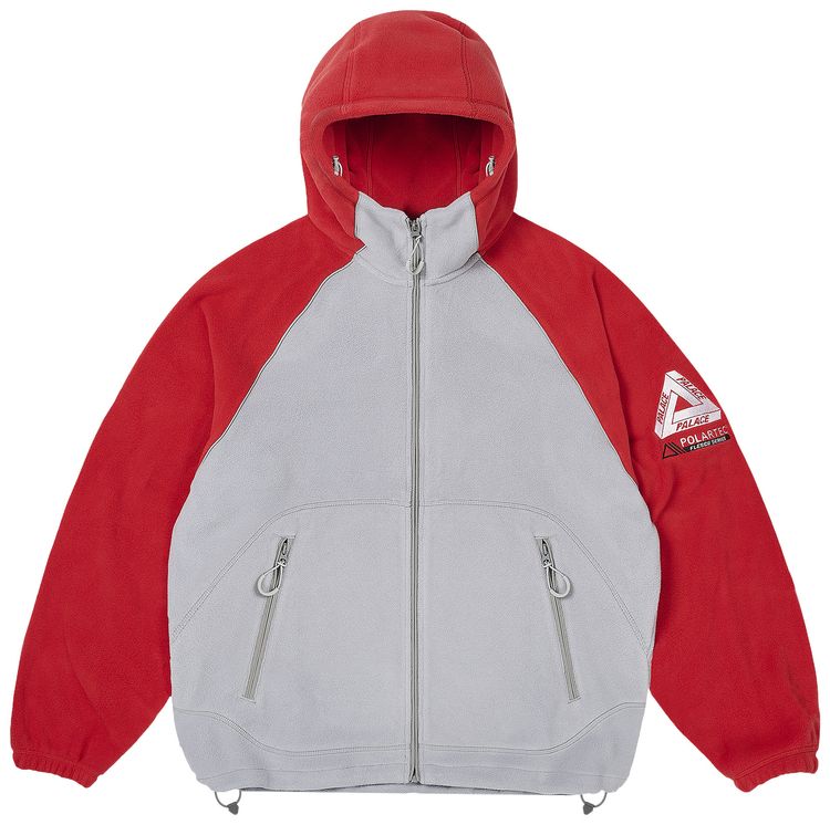 Palace Polartec Jacket GreyRed