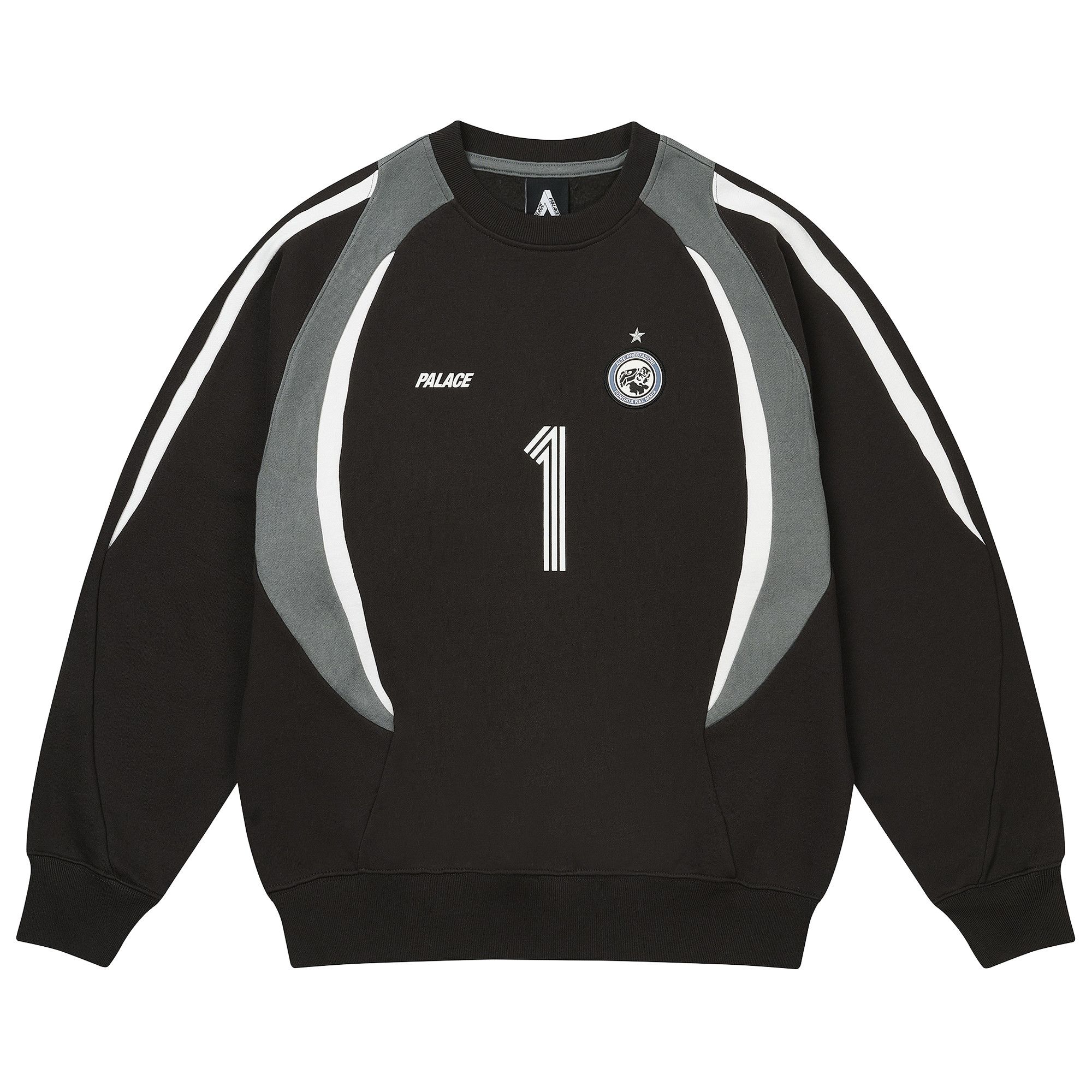 Buy Palace Phantasy Warm Up Crew 'Black' - P29CS072 | GOAT