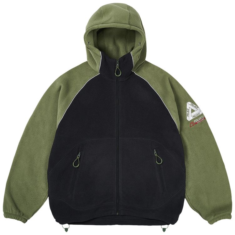 Palace Polartec Jacket OliveBlack