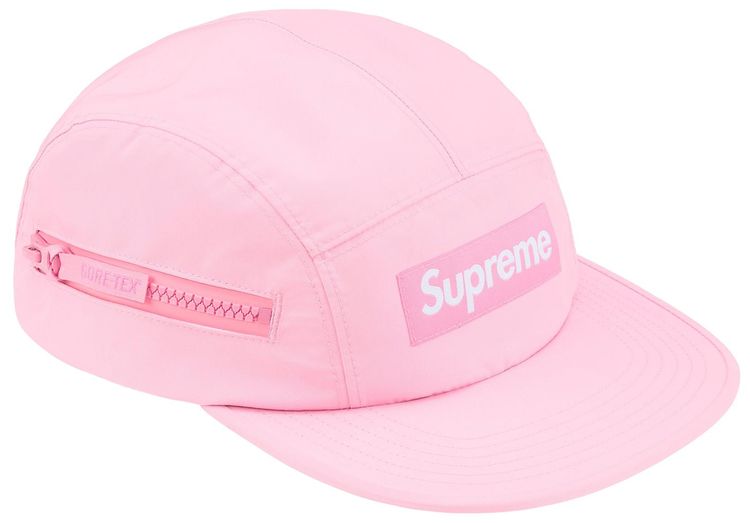 Supreme GORE TEX Zip Pocket Camp Cap Pink