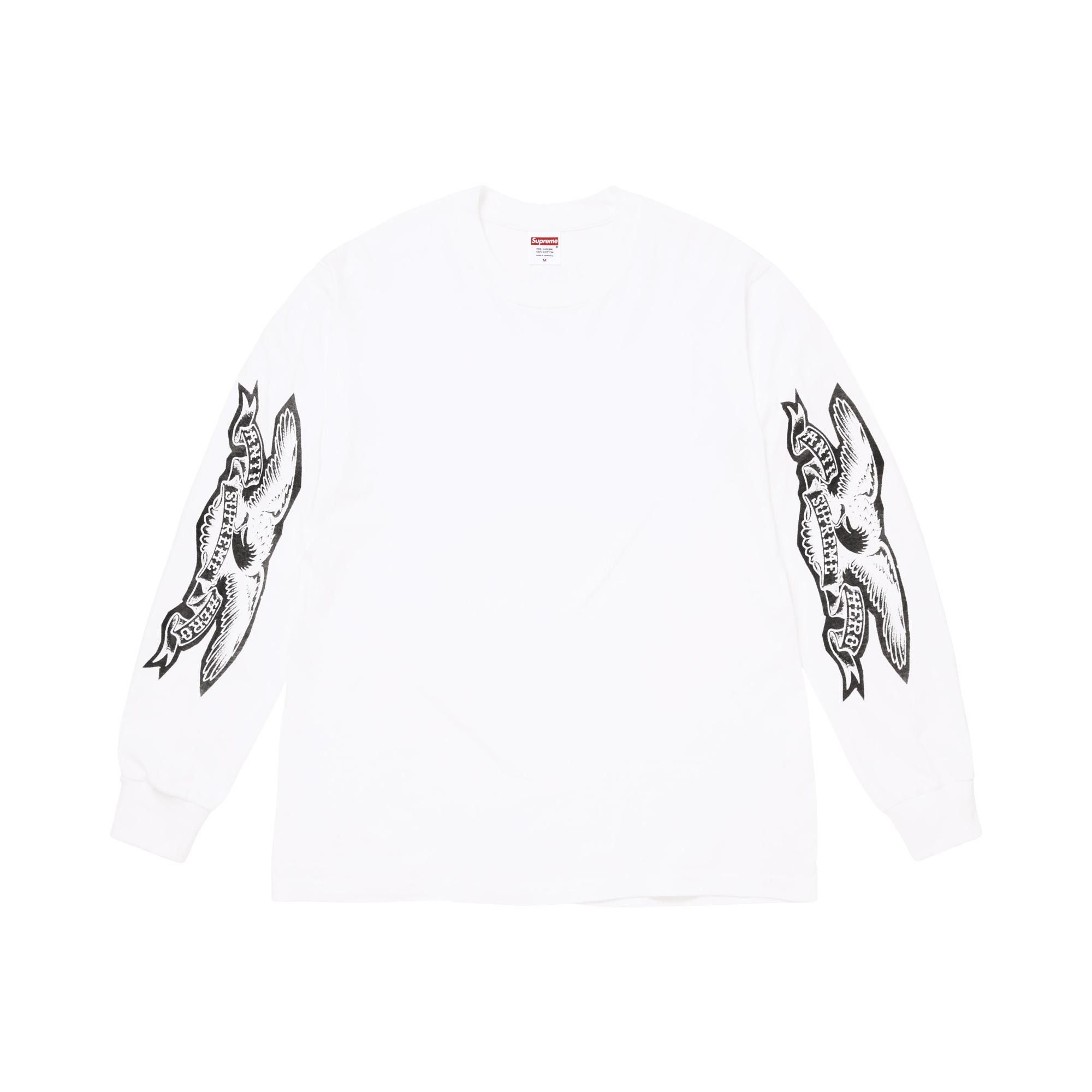 Buy Supreme x Antihero Eagle Long-Sleeve Tee 'White' - FW25T38