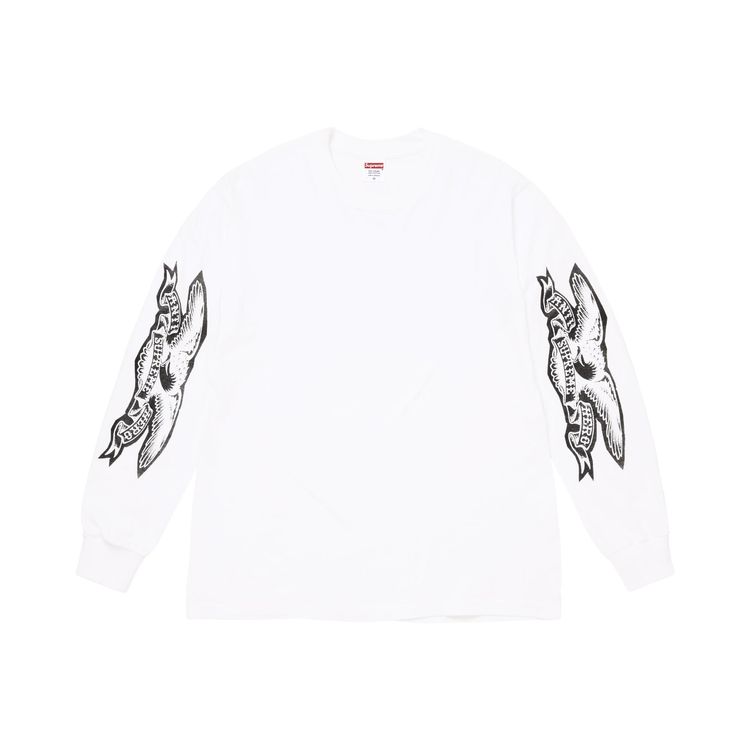 Supreme x Antihero Eagle Long Sleeve Tee White