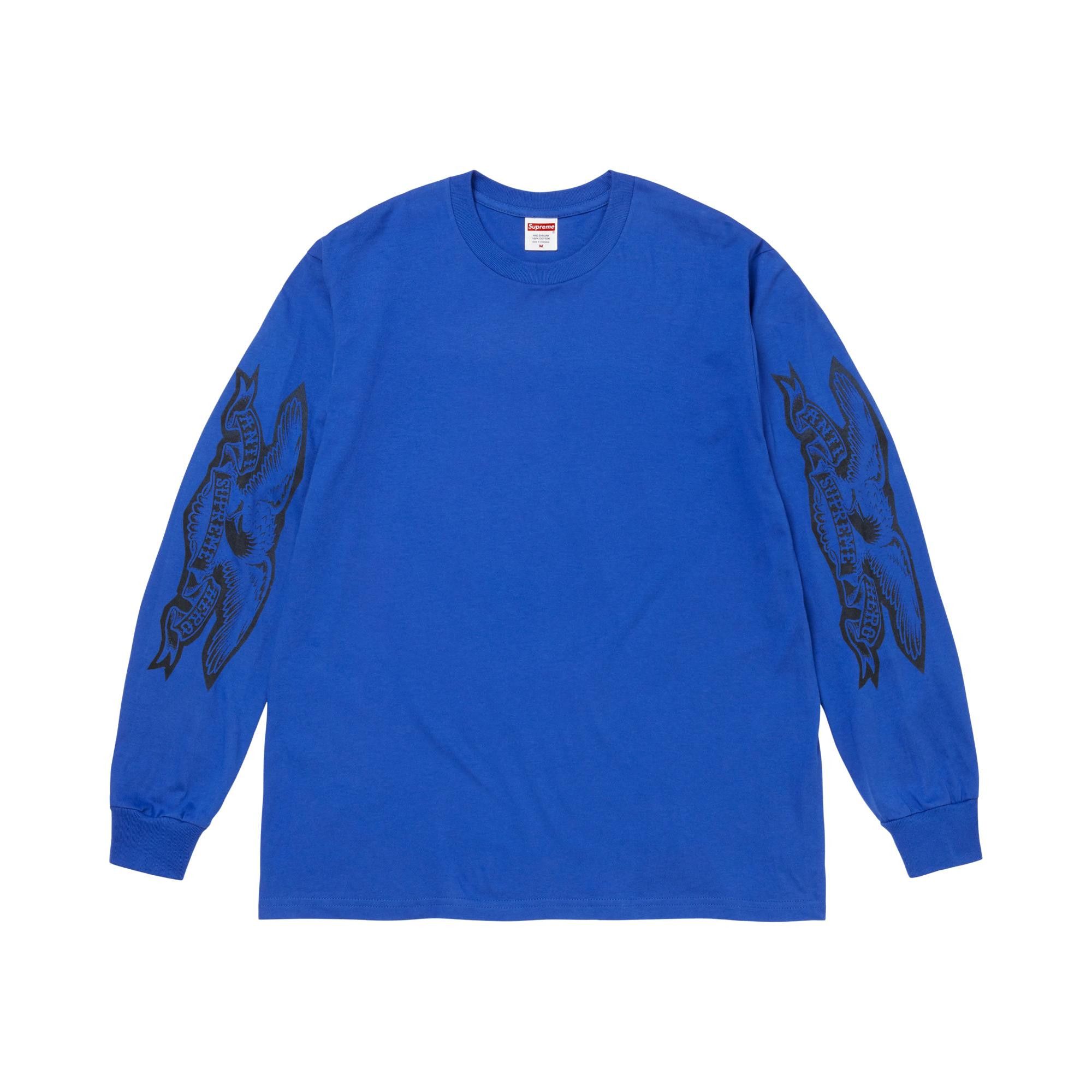 Buy Supreme x Antihero Eagle Long-Sleeve Tee 'Royal' - FW25T38