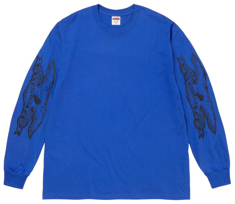 Supreme x Antihero Eagle Long Sleeve Tee Royal