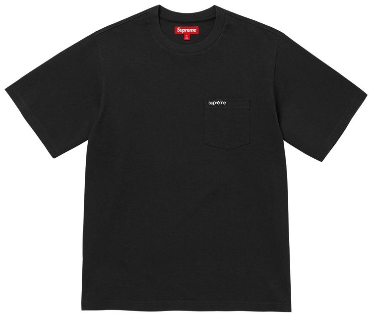 Supreme Short Sleeve Pocket Tee Black