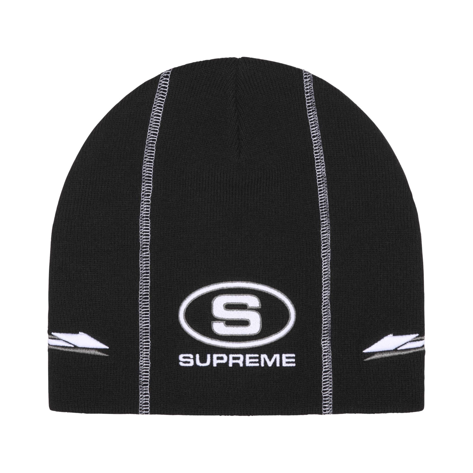 Supreme Tinsel Stripe Beanie ブラック Supreme Tinsel Stripe Beanie 