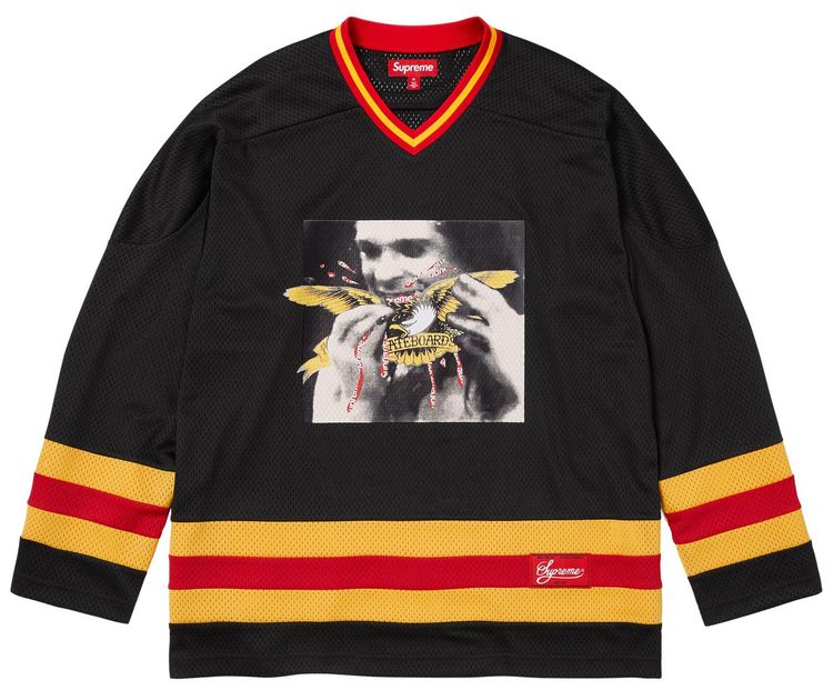 Supreme x Antihero Ozzy Hockey Jersey Black