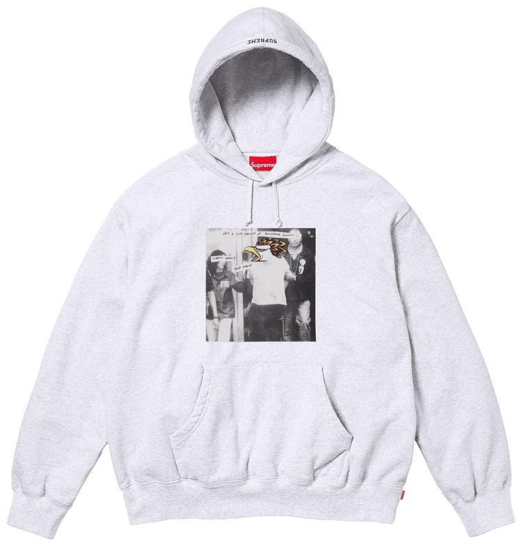 Supreme x Antihero Hooded Sweatshirt Ash Grey