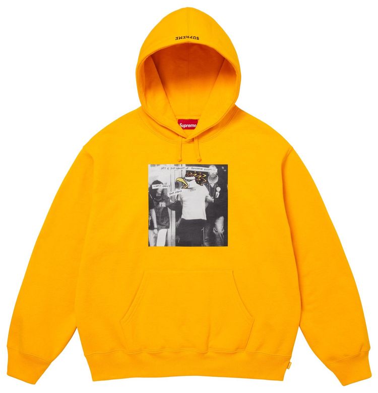 Supreme x Antihero Hooded Sweatshirt Bright Gold