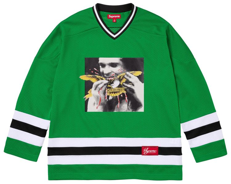 Supreme x Antihero Ozzy Hockey Jersey Green