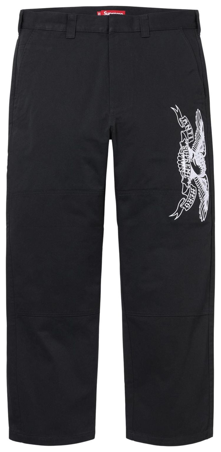 Supreme x Antihero Work Pant Black