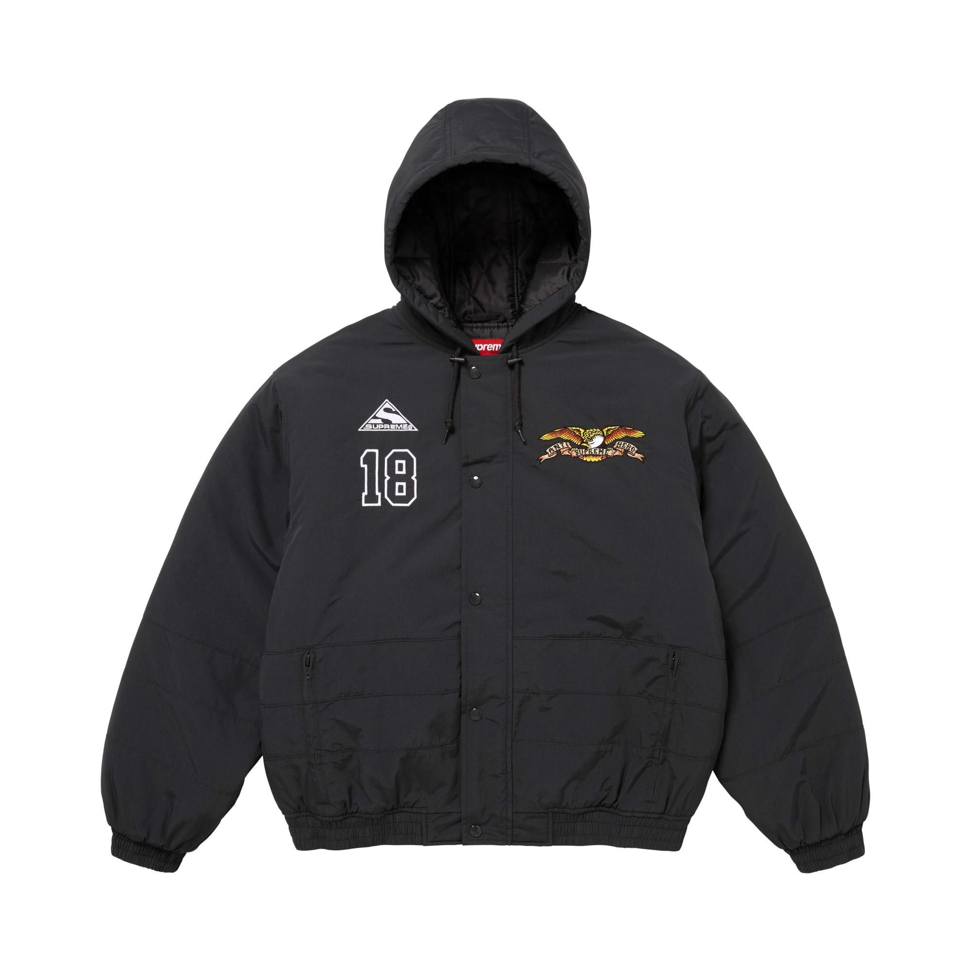 Buy Supreme x Antihero Stadium Jacket 'Black' - FW25J108 BLACK | GOAT