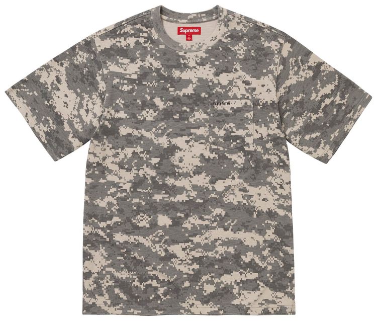Supreme Short Sleeve Pocket Tee Digi Camo