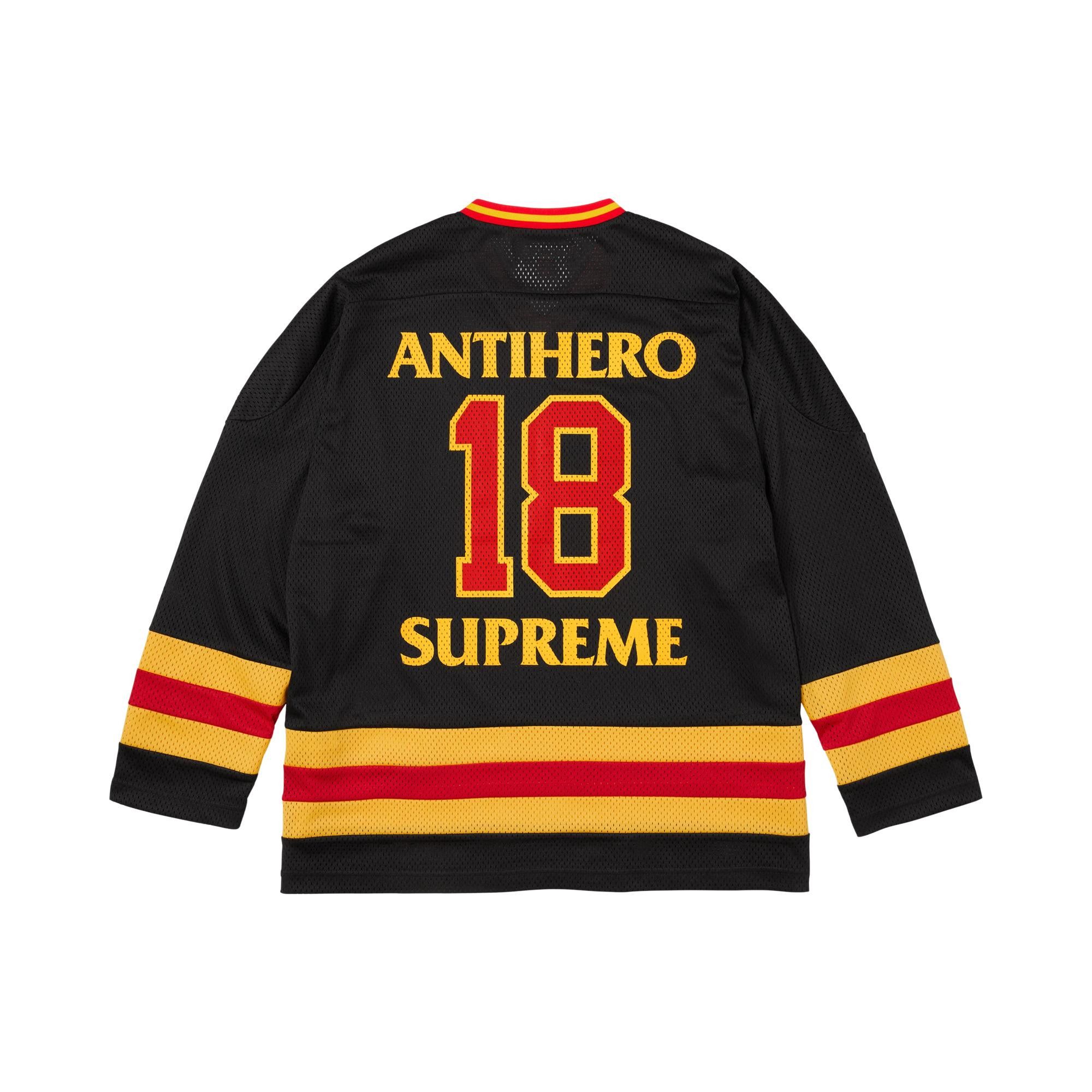Buy Supreme x Antihero Ozzy Hockey Jersey 'Black' - FW25KN87 BLACK