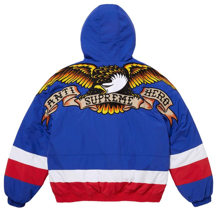 Supreme x Antihero Stadium Jacket Royal