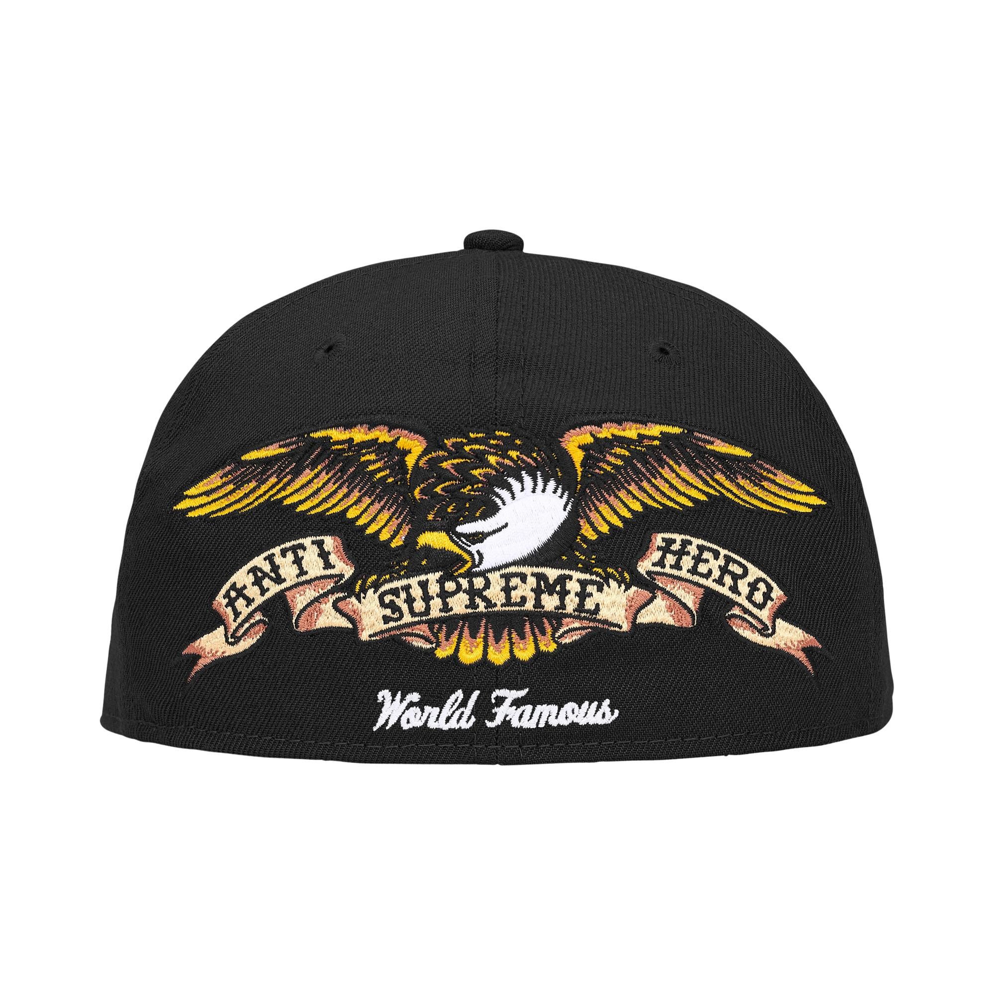 Supreme®/ANTIHERO® New Era® Buy Supreme x Antihero New Era 'Black' - FW25H110 BLACK | GOAT