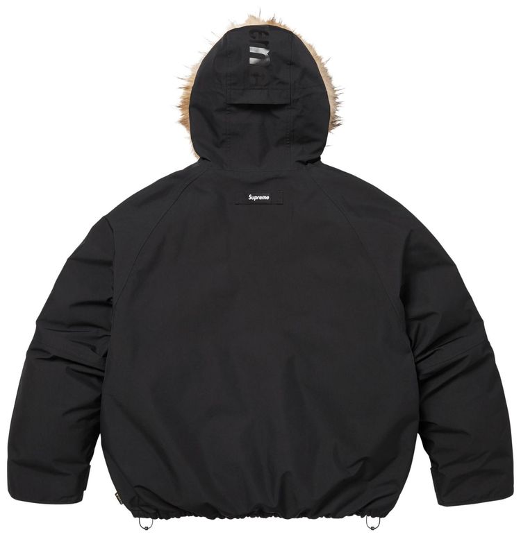 Supreme 2 In 1 GORE TEX Parka  Reversible 700 Fill Down Liner Jacket Black