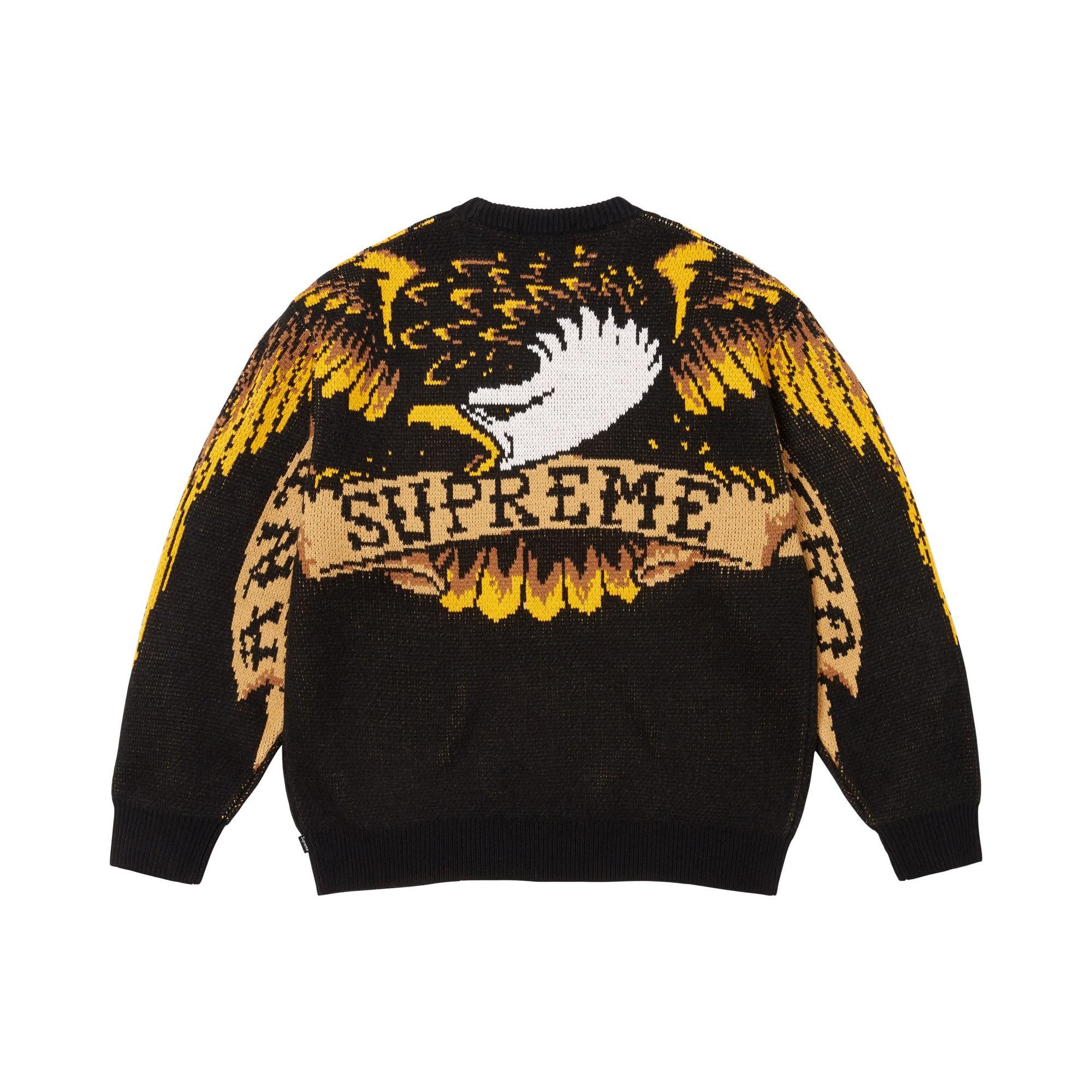 Buy Supreme x Antihero Sweater 'Black' - FW25SK49 BLACK | GOAT