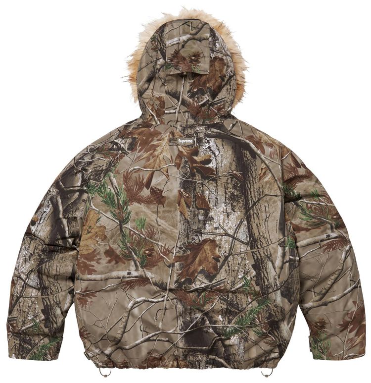 Supreme 2 In 1 GORE TEX Parka  Reversible 700 Fill Down Liner Jacket Realtree AP Camo