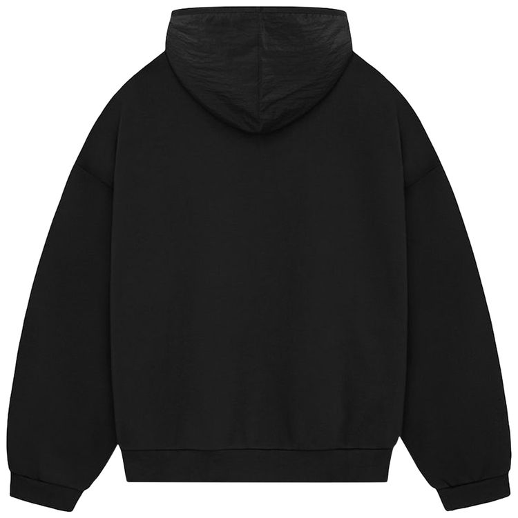 Fear of God Essentials Nylon Fleece Hoodie Black