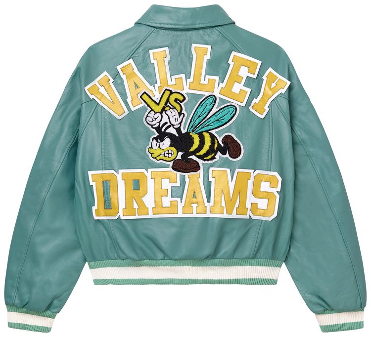 Vale Forever Mascot Bomber Jacket Teal