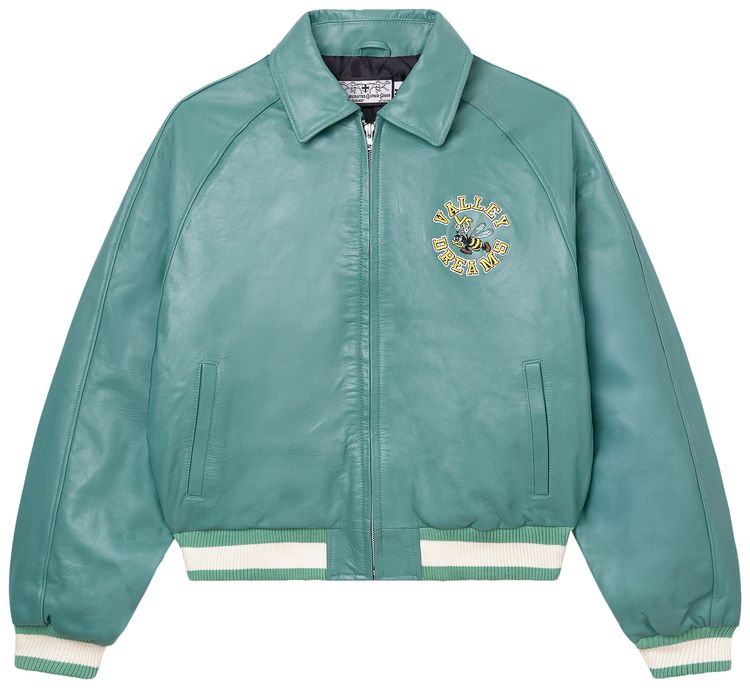 Vale Forever Mascot Bomber Jacket Teal