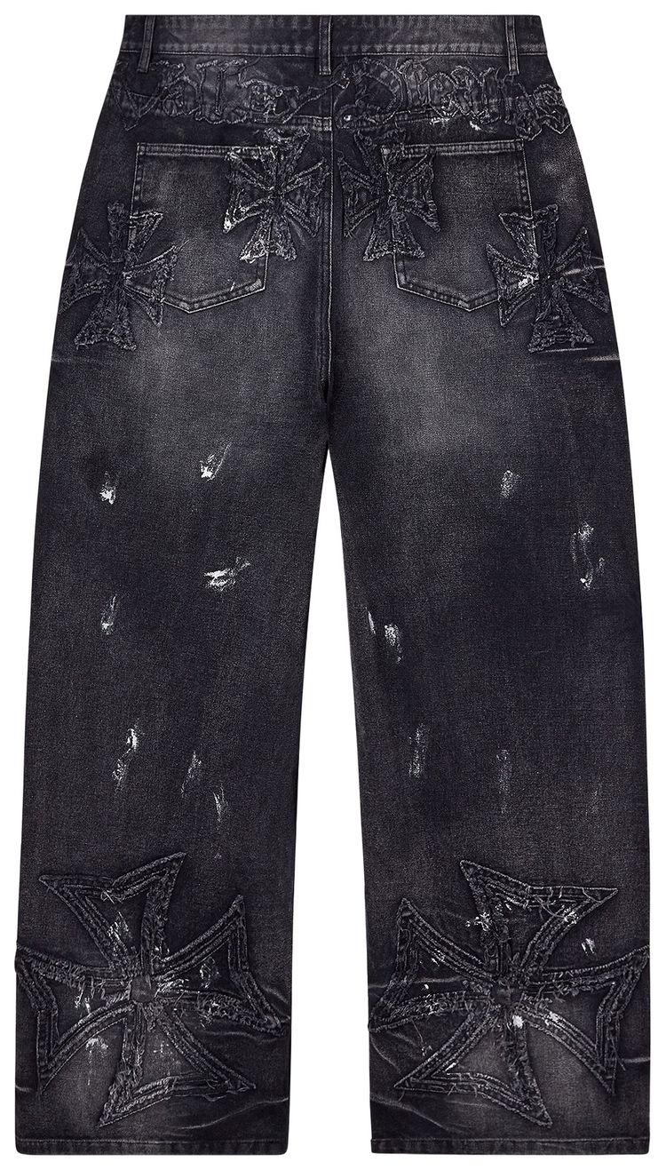 Vale Forever Motocroxxx Carpenters PaintedSplattered Black