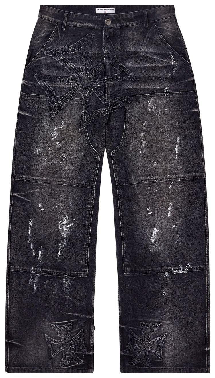 Vale Forever Motocroxxx Carpenters PaintedSplattered Black