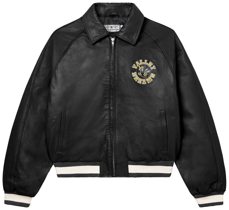 Vale Forever Mascot Bomber Jacket Black