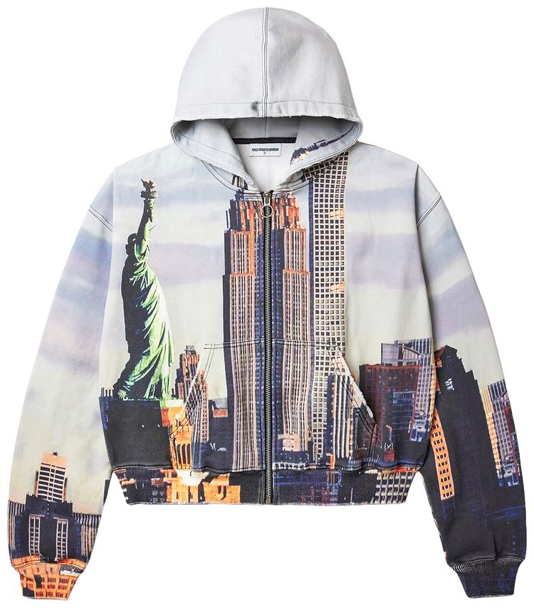 Vale Forever Skyline Zip Up Hoodie Nyskyline