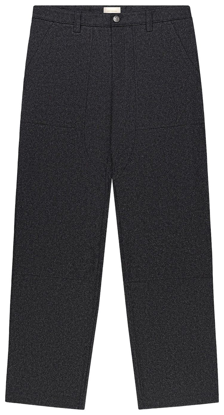 Aime Leon Dore Wool Double Knee Trouser Charcoal Melange