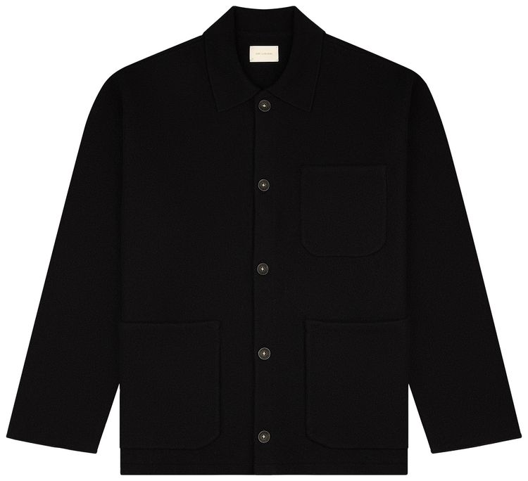 Aime Leon Dore Knit Chore Jacket Jet Black
