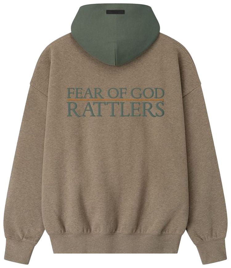 Fear of God Essentials Famu Sport Hoodie Homestead HeatherBalsam Green