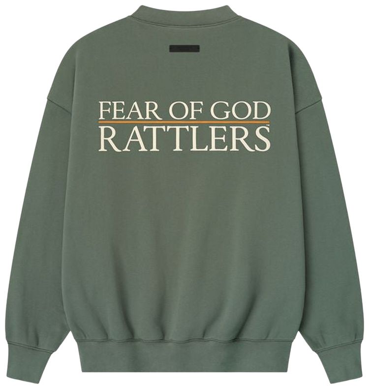 Fear of God Essentials Famu Sport Crewneck Balsam Green