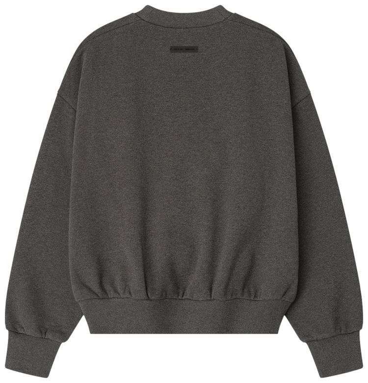 Fear of God Essentials Embossed Classic Crewneck Sweatshirt Charcoal Heather