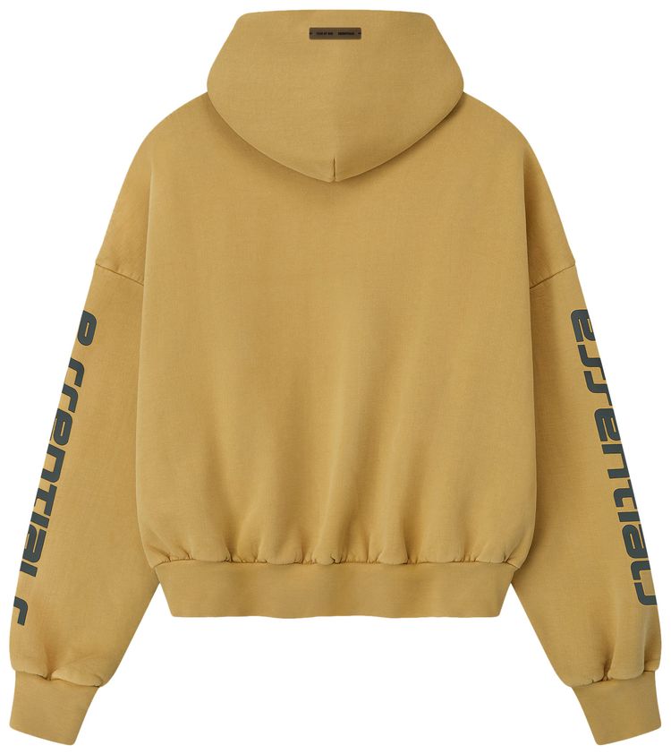 Fear of God Essentials Cropped Relaxed Hoodie Canyon