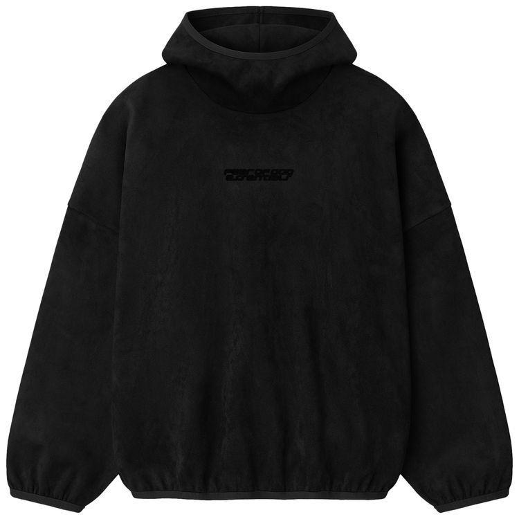 Fear of God Essentials Suede Fleece Modern Hoodie Vintage Black