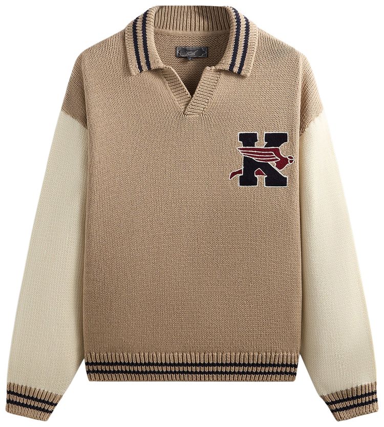 Kith Nelson Rugby Sweater Canvas Heather