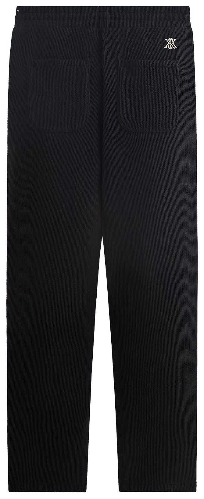 Kith Heavy Crepe Rib Knit Elmhurst Pant Black