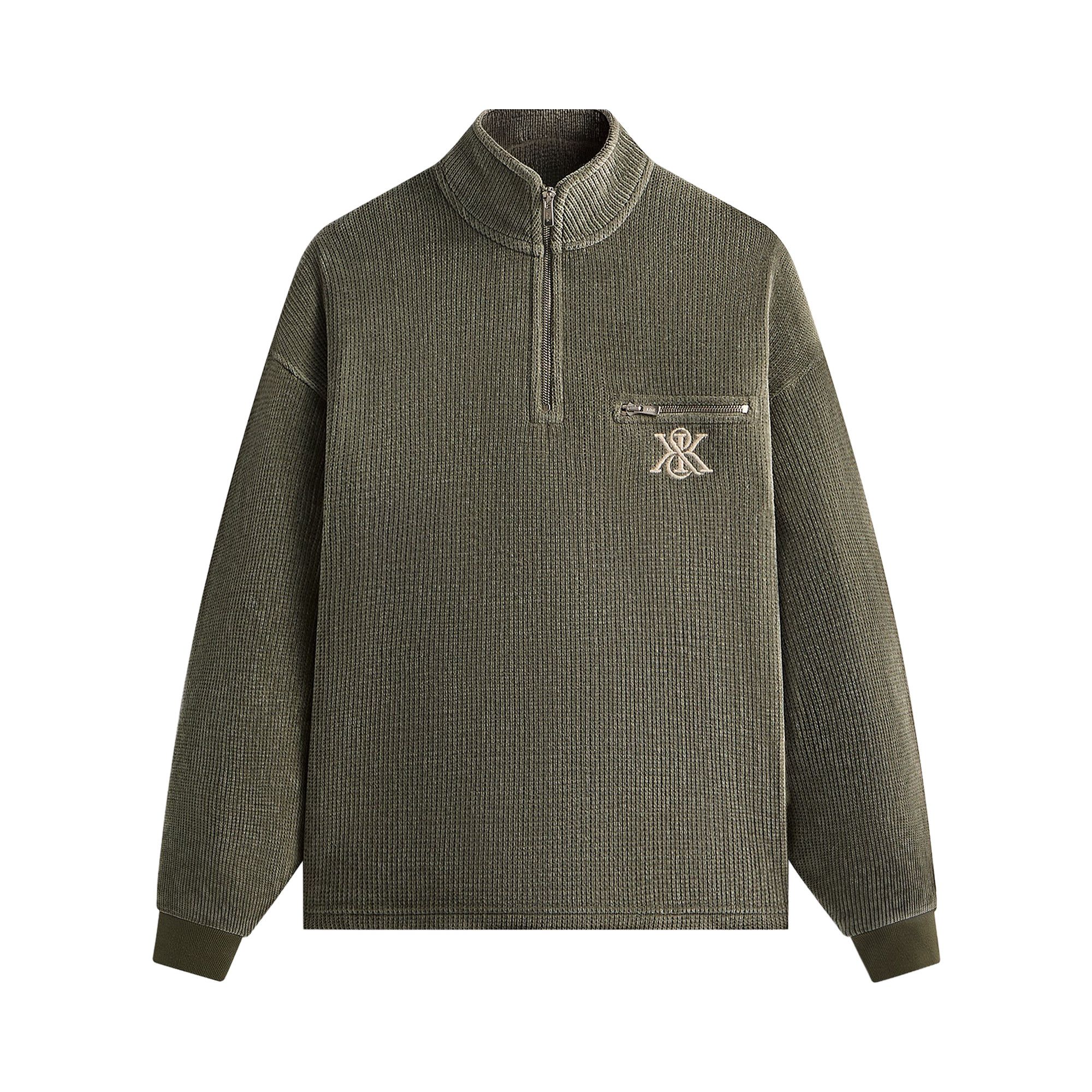 Buy Kith Queensbridge Quarter Zip 'Tinge' - KHM034129 331 | GOAT