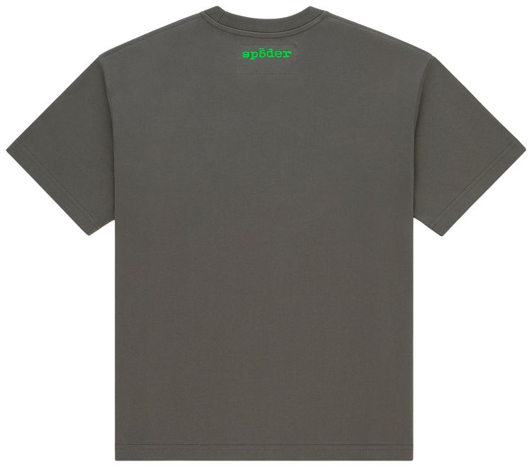 Sp5der Fingerprint Tee Charcoal
