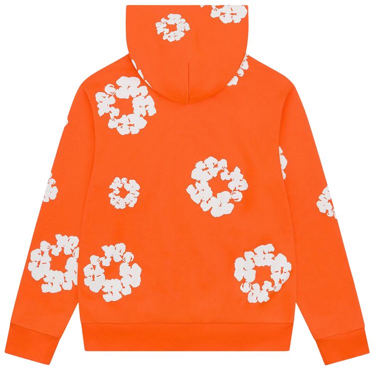Denim Tears Cotton Wreath Zip Hoodie Orange