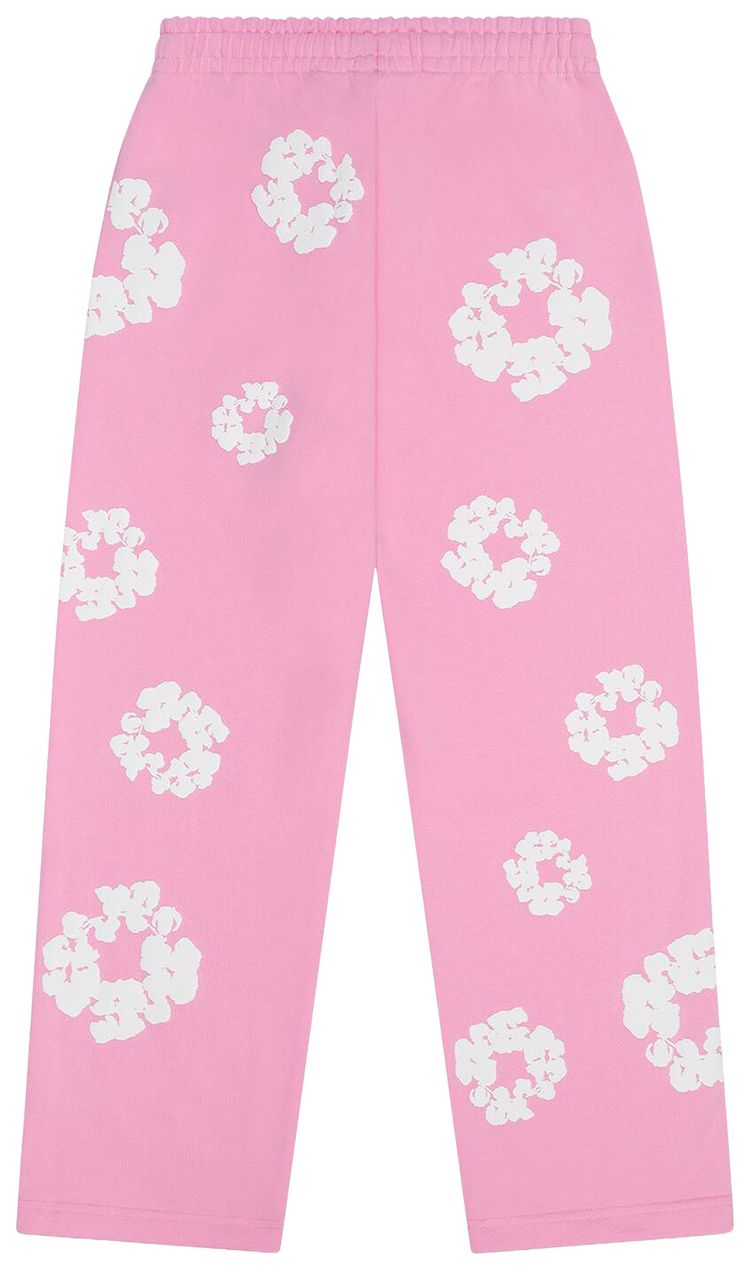 Denim Tears Cotton Wreath Baggy Sweatpants Pink